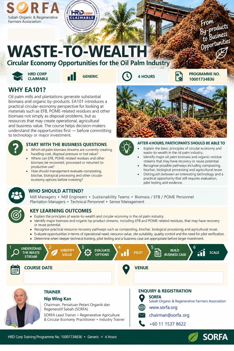 EA101 promotional course flyer