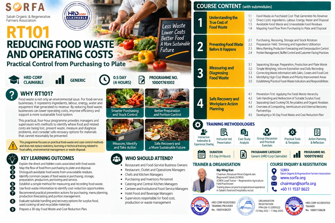 RT101 promotional course flyer